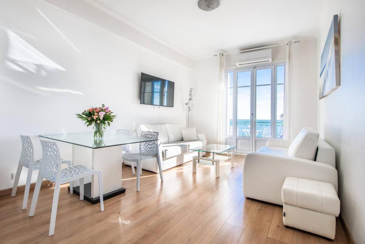 Modern Sea View Apartment On Promenade Des Anglais Nice Dış mekan fotoğraf