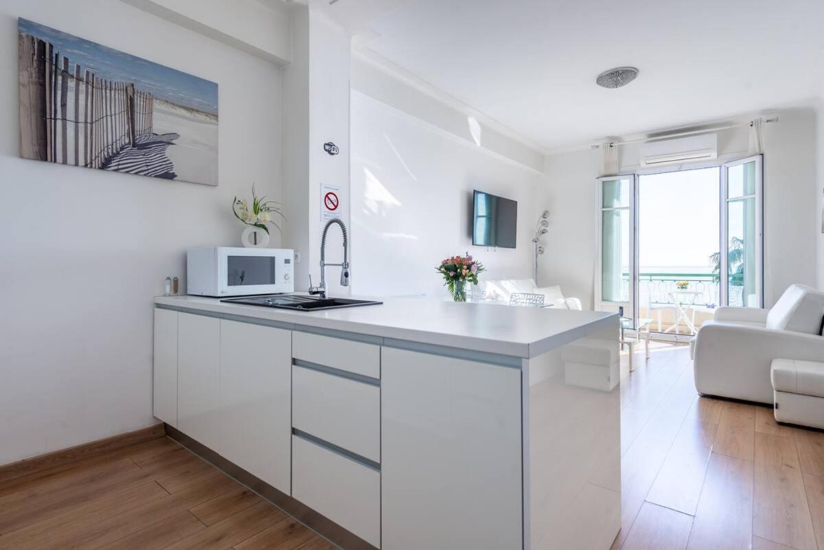 Modern Sea View Apartment On Promenade Des Anglais Nice Dış mekan fotoğraf