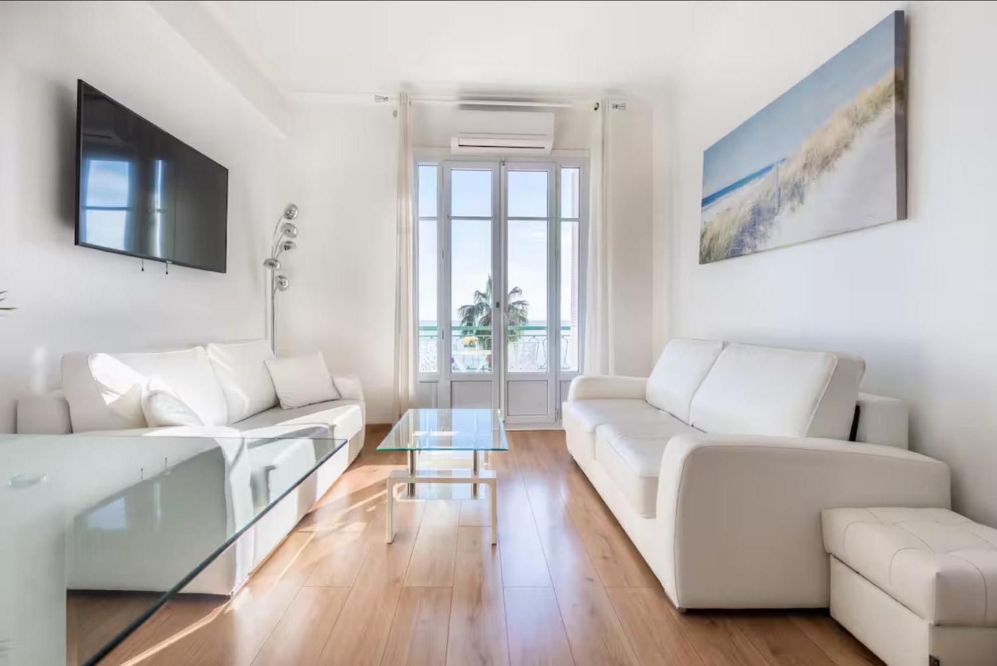 Modern Sea View Apartment On Promenade Des Anglais Nice Dış mekan fotoğraf